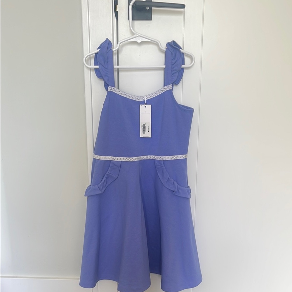 Janie and Jack Blue Sundress Sleeveless Spaghetti Strap